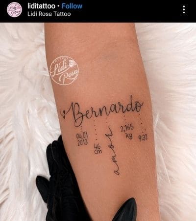 Aprender Sobre Imagem Tatuagem Nome Do Filho Na Costela Br