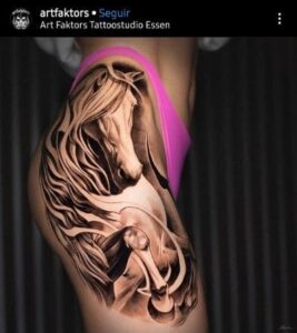 Tatuagem feminina de cavalo: modelos delicados com um FORTE significado –  Nova Mulher