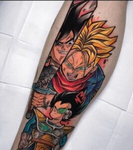 Vegeta  Tatuagens de anime, Tatuagens pretas pequenas, Desenho tatuagem